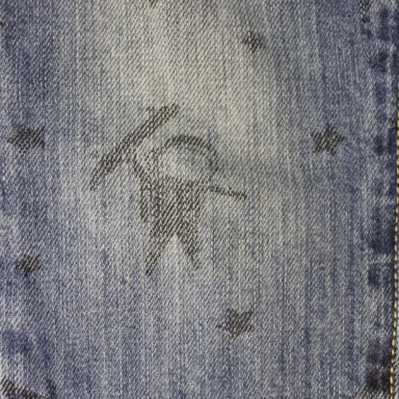 Astronaut Denim Drawstring Jeans - Picture 2 of 4